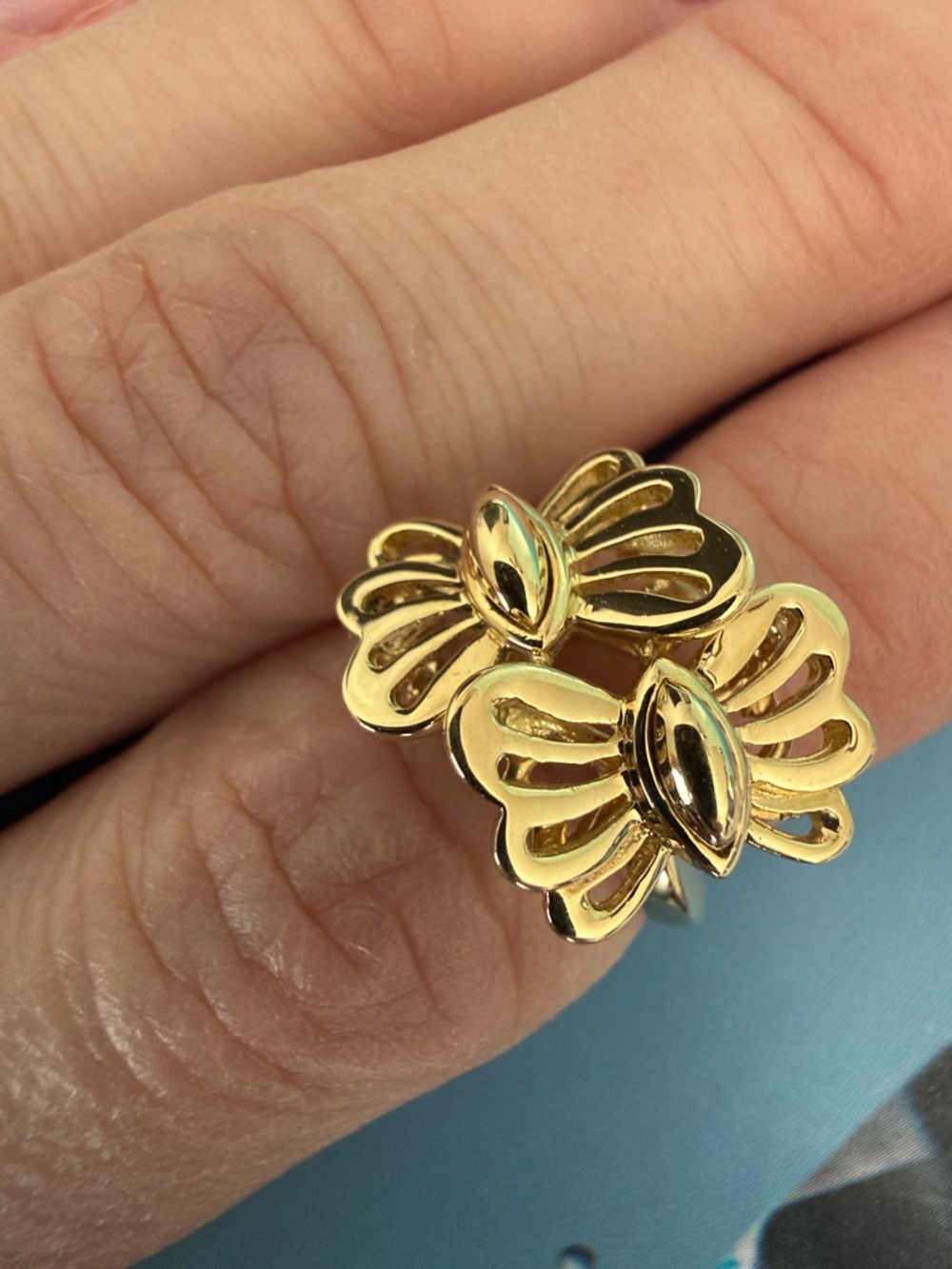 Tiffany & Co. 18k gold Butterfly ring - Picture 3 of 16